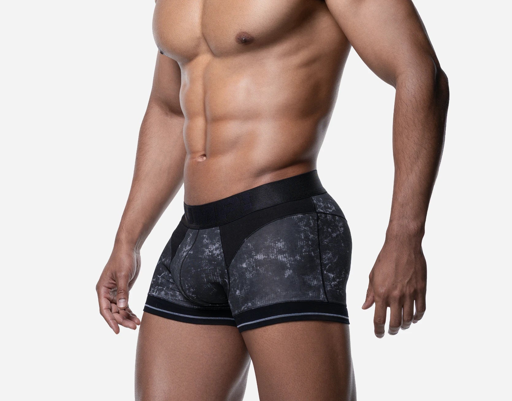 PUMP! Washed Denim Black Boxer - BANG & STRIKE (view 2)