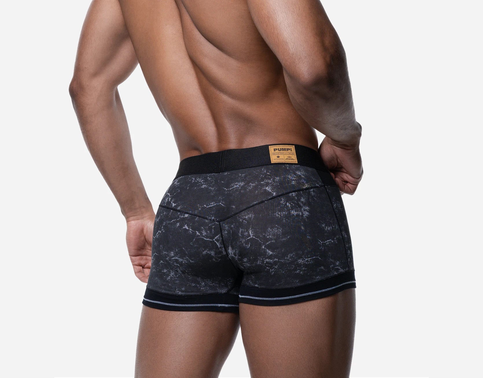 PUMP! Washed Denim Black Boxer - BANG & STRIKE (view 3)