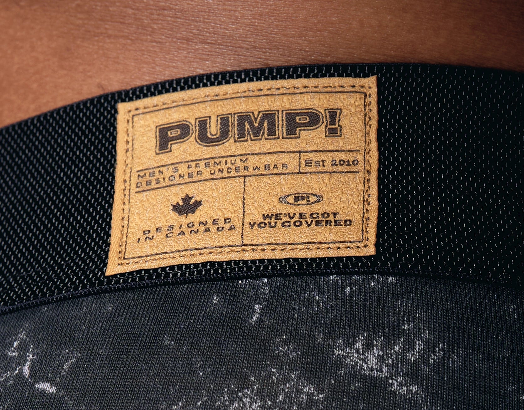 PUMP! Washed Denim Black Boxer - BANG & STRIKE (view 4)