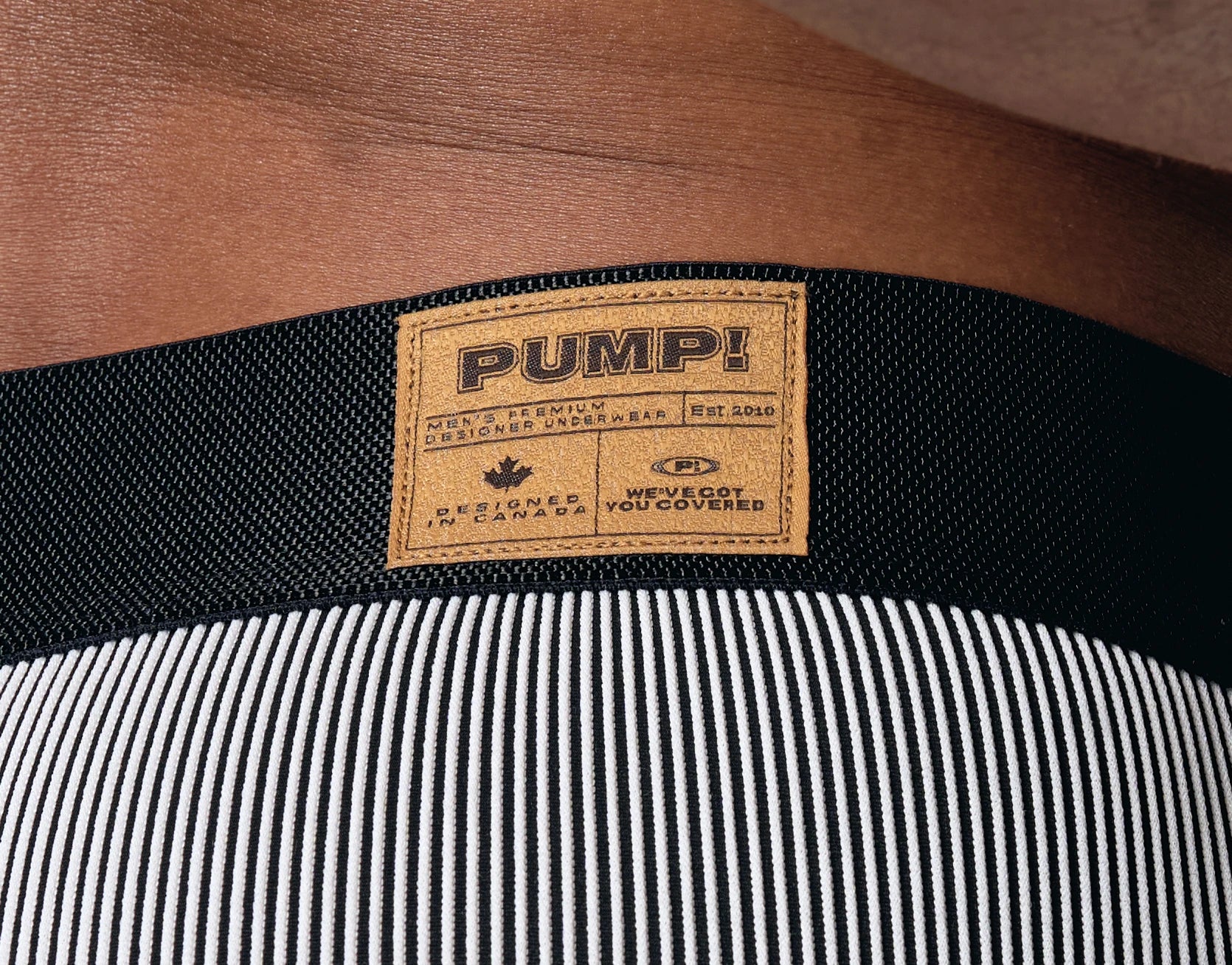 PUMP! Washed Denim Bleach Brief - BANG & STRIKE (view 5)