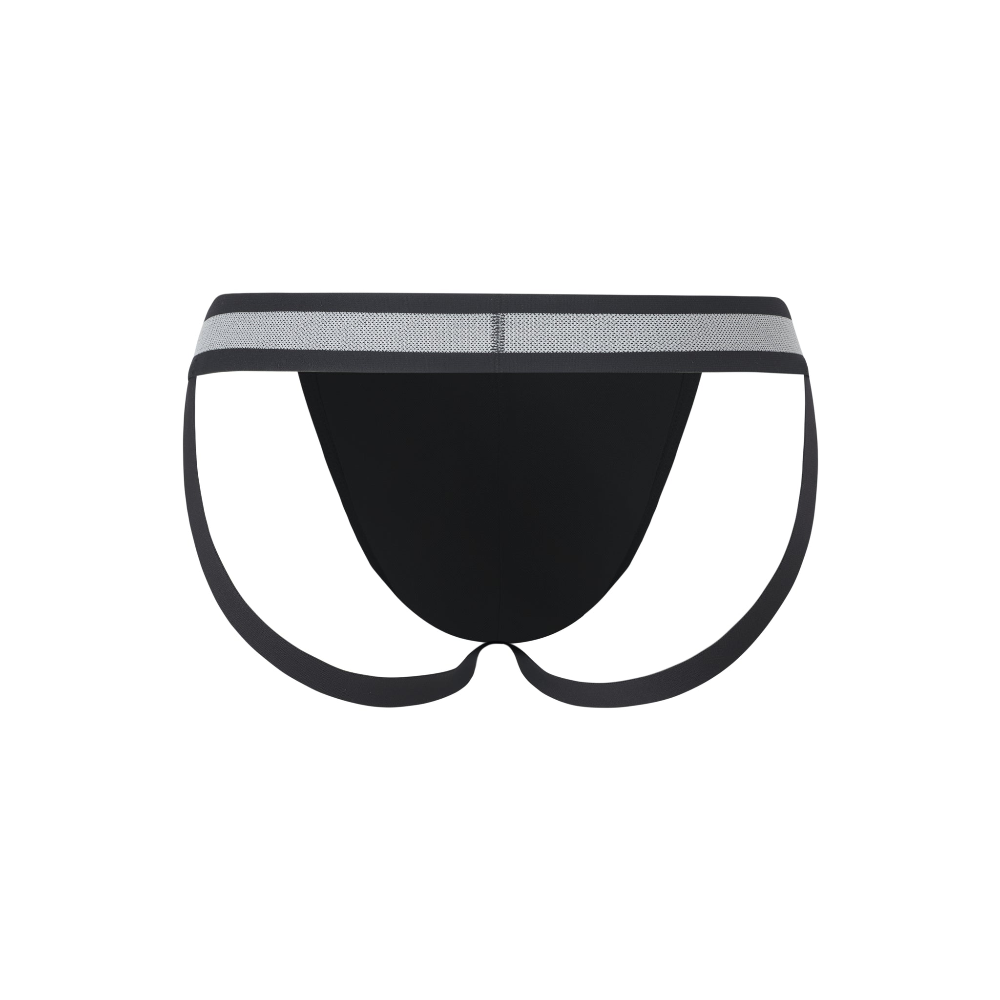 SALIGIA Black Nylon Anaerobic Club Jockstrap - BANG & STRIKE (view 2)