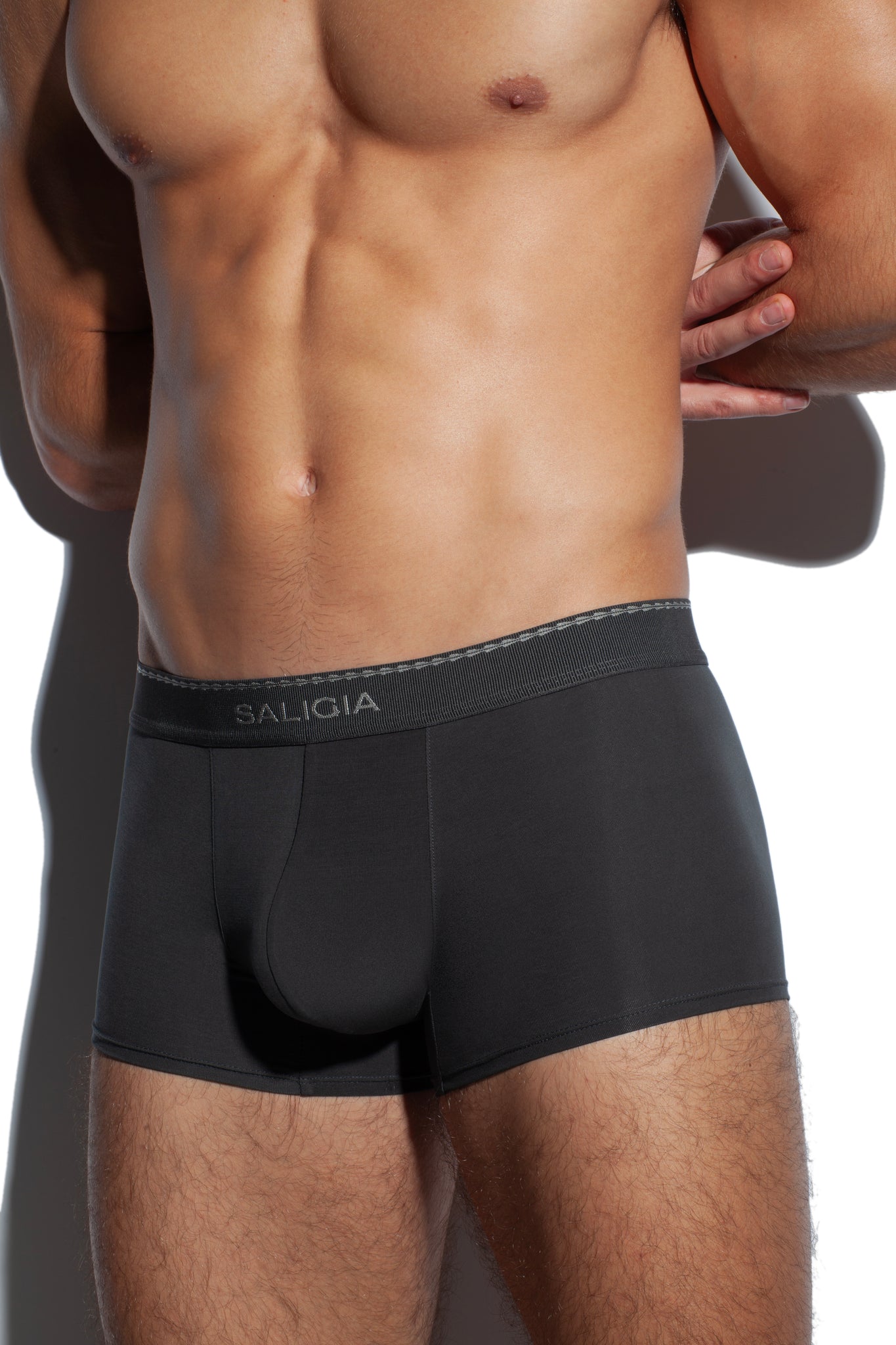SALIGIA Black Greek Lyocell Acanthus Trunk - BANG & STRIKE (view 5)