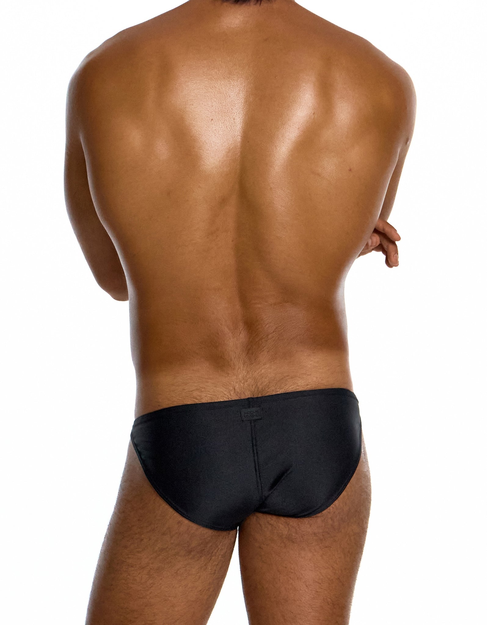 Modus Vivendi Prince Albert Black Low Cut Swim Brief - BANG & STRIKE (view 4)