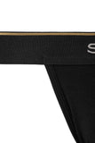 SALIGIA Black Greek Modal Column Jockstrap - BANG & STRIKE (view 3)