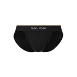 SALIGIA Black Greek Modal Column Sport Brief - BANG & STRIKE (view 9)