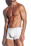 SALIGIA Soft TENCEL White Ribbed Trunk - BANG & STRIKE (view 2)