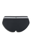 SALIGIA Black Nylon Anaerobic Club Brief - BANG & STRIKE (view 8)