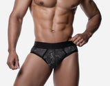 PUMP! Washed Denim Black Brief - BANG & STRIKE (view 2)