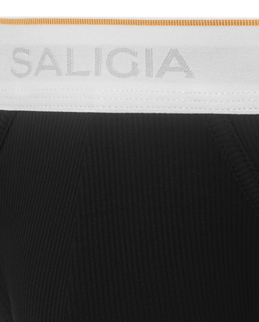 SALIGIA Soft TENCEL Black Ribbed Brief - BANG & STRIKE (view 4)