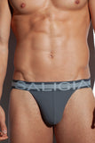 SALIGIA Grey Nylon Anaerobic Club Sport Brief - BANG & STRIKE (view 4)