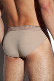 SALIGIA Brown Greek Lyocell Acanthus Sport Brief - BANG & STRIKE (view 6)