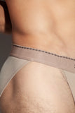 SALIGIA Brown Greek Lyocell Acanthus Sport Brief - BANG & STRIKE (view 8)