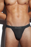 SALIGIA Black Greek Lyocell Acanthus Sport Brief - BANG & STRIKE (view 6)