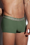 SALIGIA Green Nylon Anaerobic Club Trunk - BANG & STRIKE (view 7)
