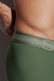 SALIGIA Green Nylon Anaerobic Club Trunk - BANG & STRIKE (view 8)