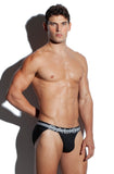 SALIGIA Black Nylon Anaerobic Club Sport Brief - BANG & STRIKE (view 3)