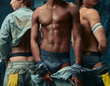 PUMP! Washed Denim Indigo Blue Brief - BANG & STRIKE (view 9)