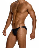 Modus Vivendi Prince Albert Black Low Cut Swim Brief - BANG & STRIKE (view 3)