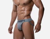 PUMP! Grey Rib JockStrap - BANG & STRIKE (view 3)