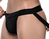 PUMP! Whisper Black Jock Strap - BANG & STRIKE (view 2)