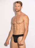 STRIKE PRO Black Microfibre  Mens Thong - BANG & STRIKE