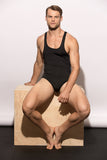 STRIKE PRO Black Microfibre Bodysuit - BANG & STRIKE
