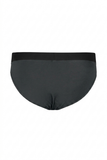 STRIKE PRO Core Cotton Hip Brief in Graphite grey, back product shot