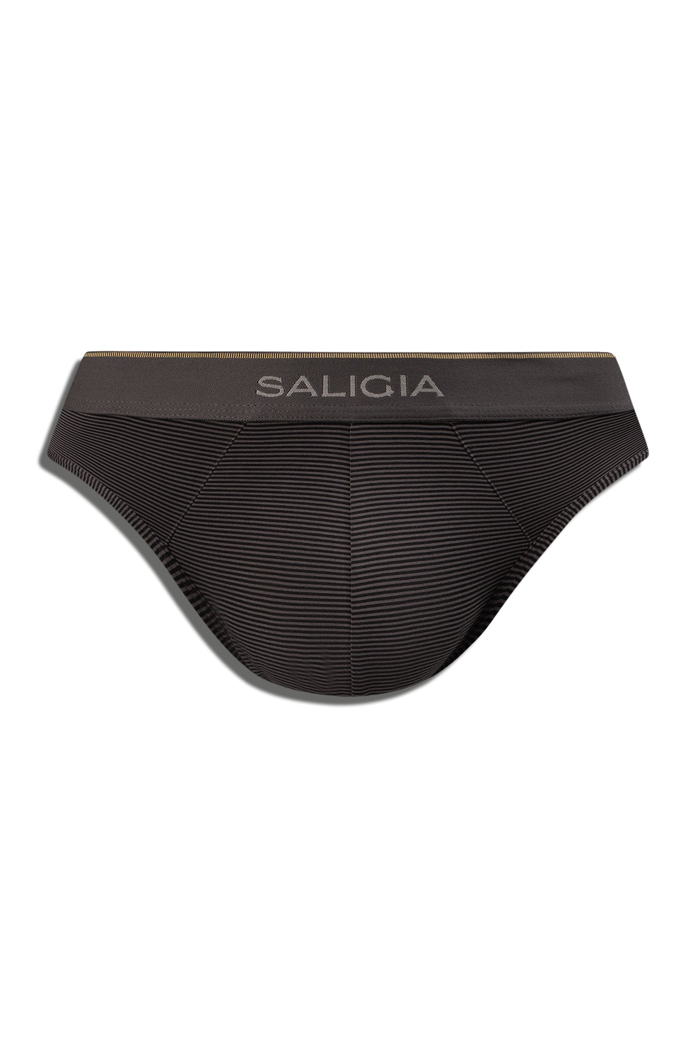 SALIGIA Grey Classic Striped Brief