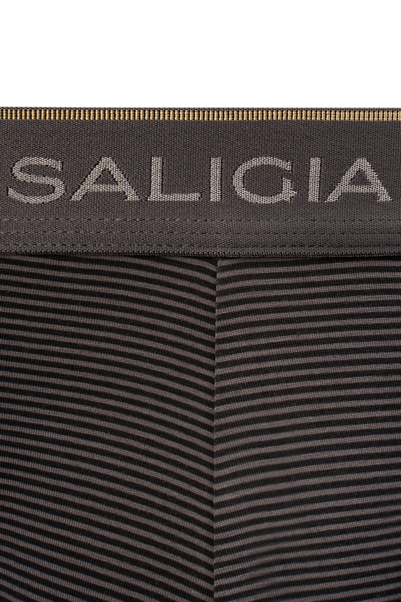 SALIGIA Grey Modal Classic Striped Trunk