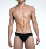PUMP! Switch Side Cut Black Mesh Brief - BANG & STRIKE