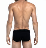 PUMP! Switch Side Cut Black Mesh Brief - BANG & STRIKE